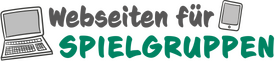 Startseite Webseiten für Spielgruppen